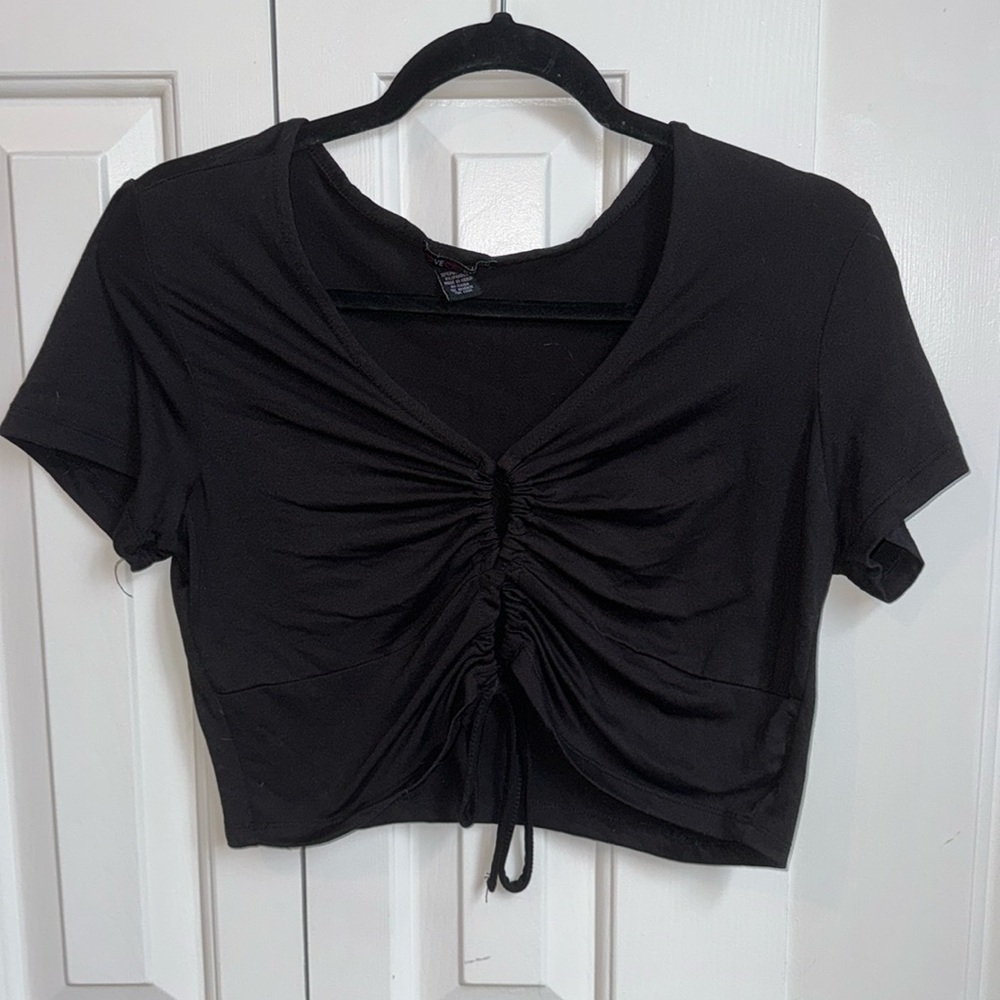 Black Crop Top